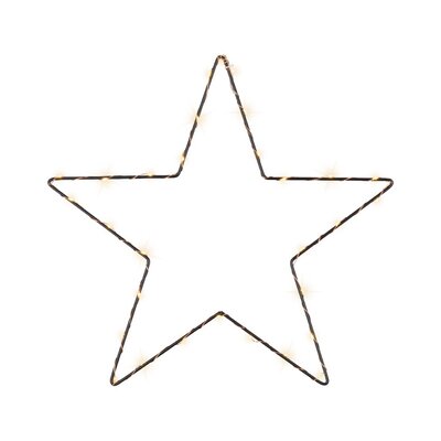 Kerstster verlichting | LED/klassiek warm | 35cm