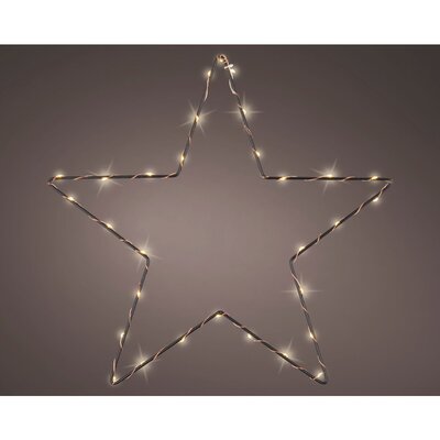 Kerstster verlichting | LED/klassiek warm | 35cm