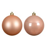 Kerstballen mixbox 16-delig | glanzend/matte | plastic | parel | 4cm
