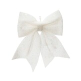 Kerststrik | 2-delig | spons | wit | 13cm