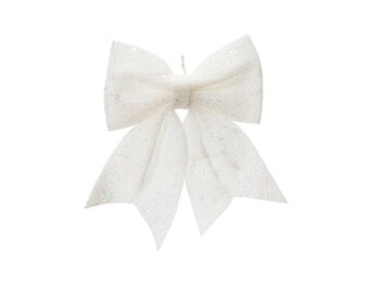 Kerststrik | spons | wit | 17cm