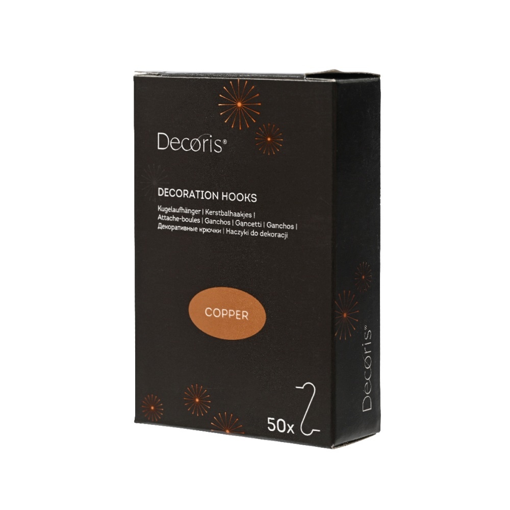 Kerstbalhaakjes | 50 stuks | ijzer