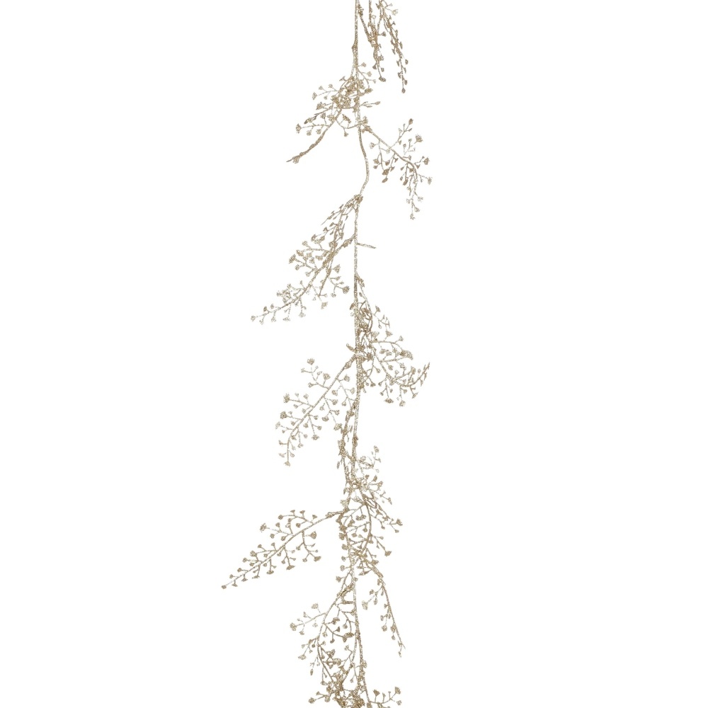 Slinger bladeren | polystyrene | champagne | 180cm