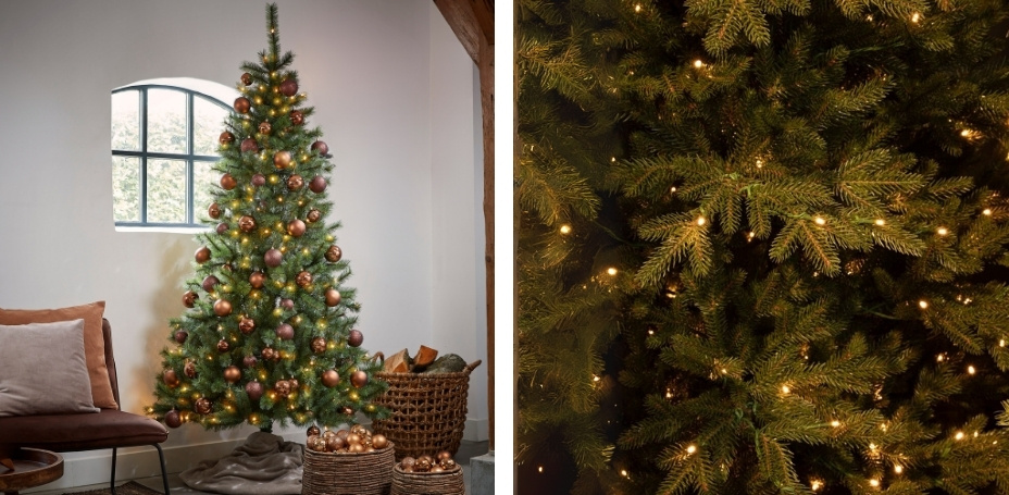 Kunstkerstbomen met verlichting