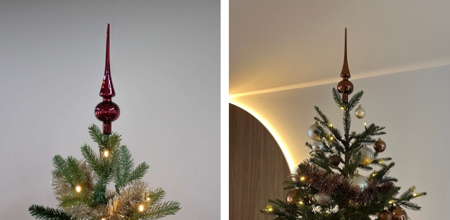 Kerstboom piek voorbeelden