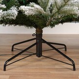 Grandis Fir Snowy kunstkerstboom 180ø132cm | wit/met sneeuw met 400 LED lampjes