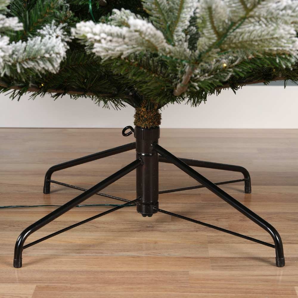 Grandis Fir Snowy kunstkerstboom 240ø162cm | wit/met sneeuw met 700 LED lampjes