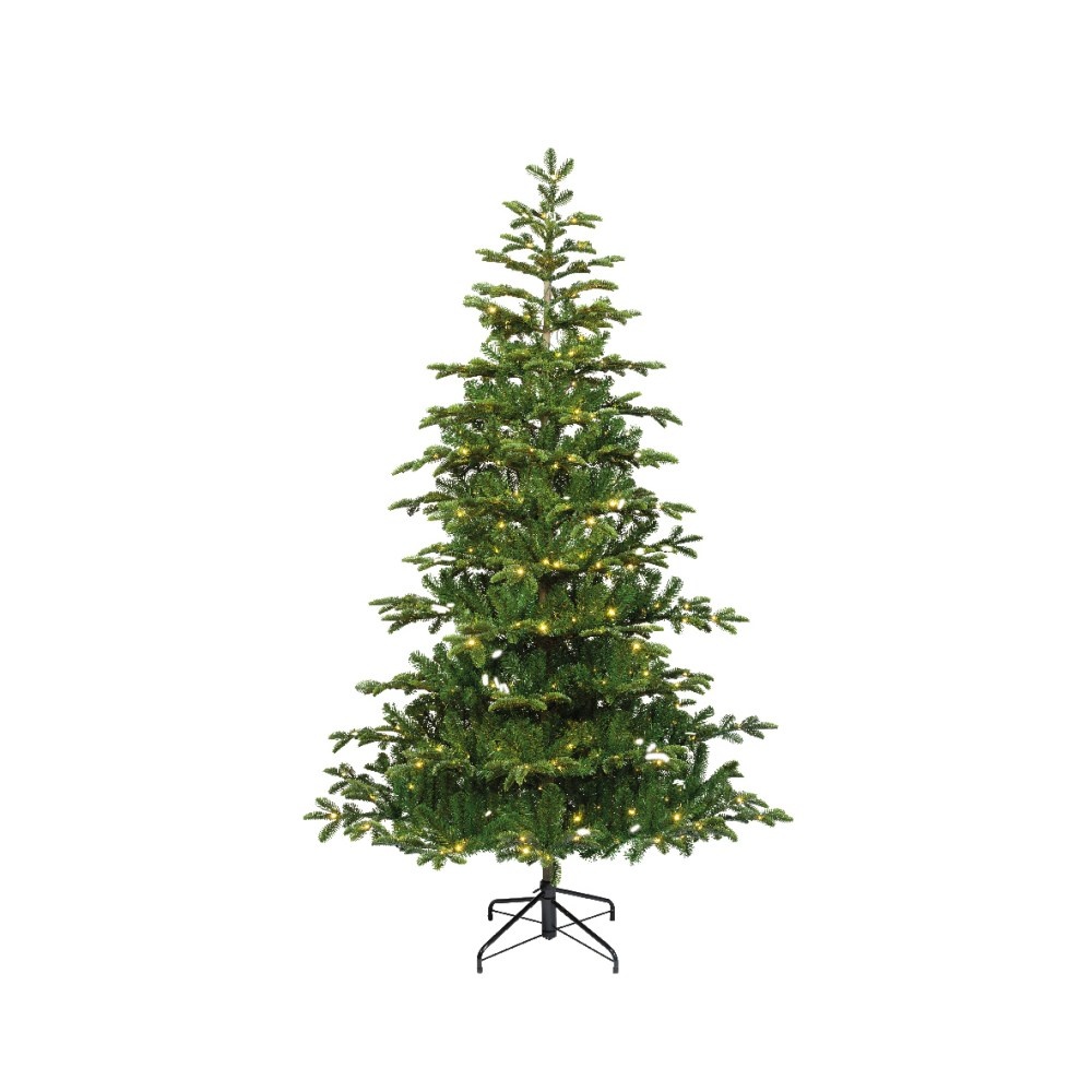 Balsamea Fir kunstkerstboom 180xø115cm | groen | 400 LED lampjes