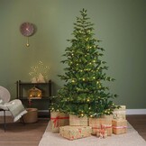 Balsamea Fir kunstkerstboom 180xø115cm | groen | 400 LED lampjes
