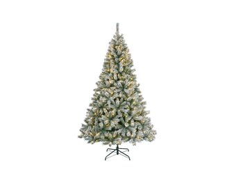 Canada Spruce kunstkerstboom 210xø140cm | groen met bevroren details | 440 LED lampjes