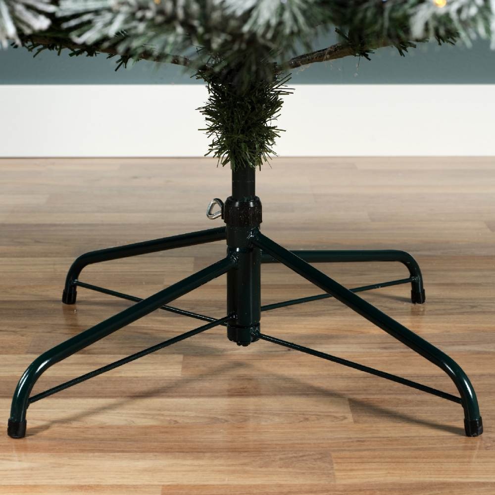 Canada Spruce kunstkerstboom 210xø140cm | groen met bevroren details | 440 LED lampjes