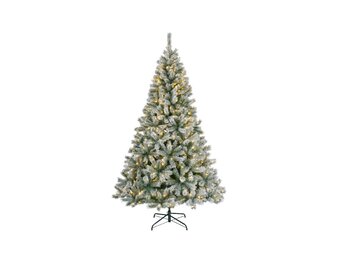 Canada Spruce kunstkerstboom 240xø150cm | groen met bevroren details | 520 LED lampjes
