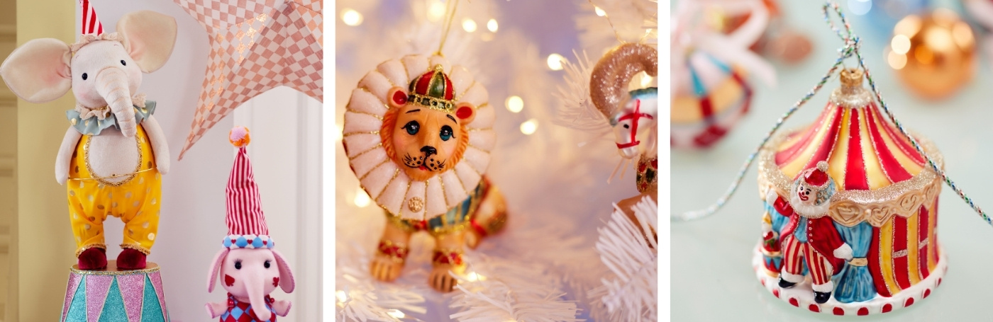 Kersttrend Sweet Circus decoraties inspiratie