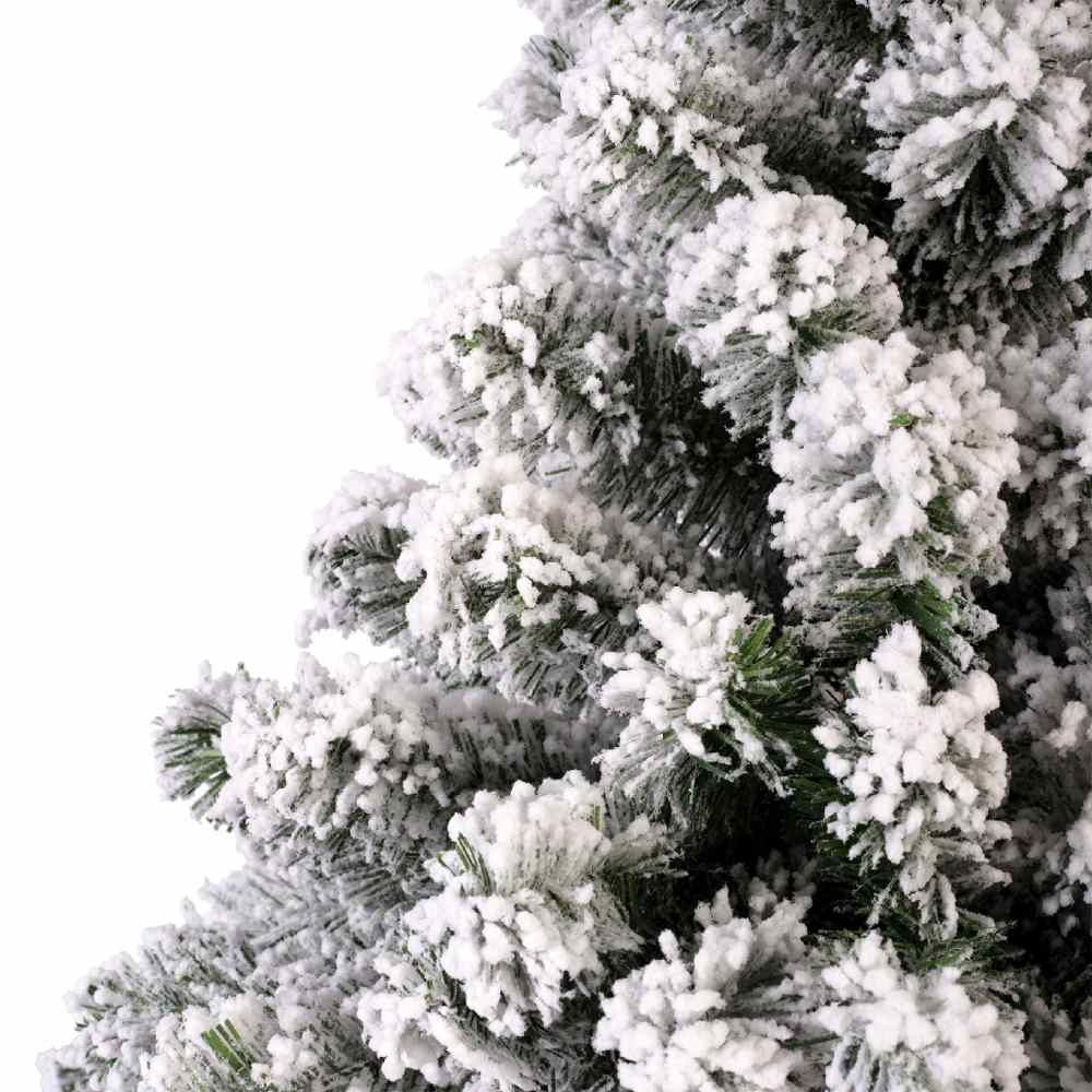 Imperial Pine kunstkerstboom 150xø97cm | wit/met sneeuw