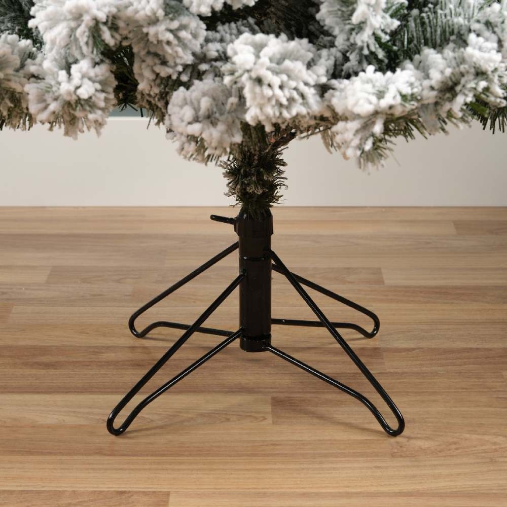 Imperial Pine kunstkerstboom 150xø97cm | wit/met sneeuw