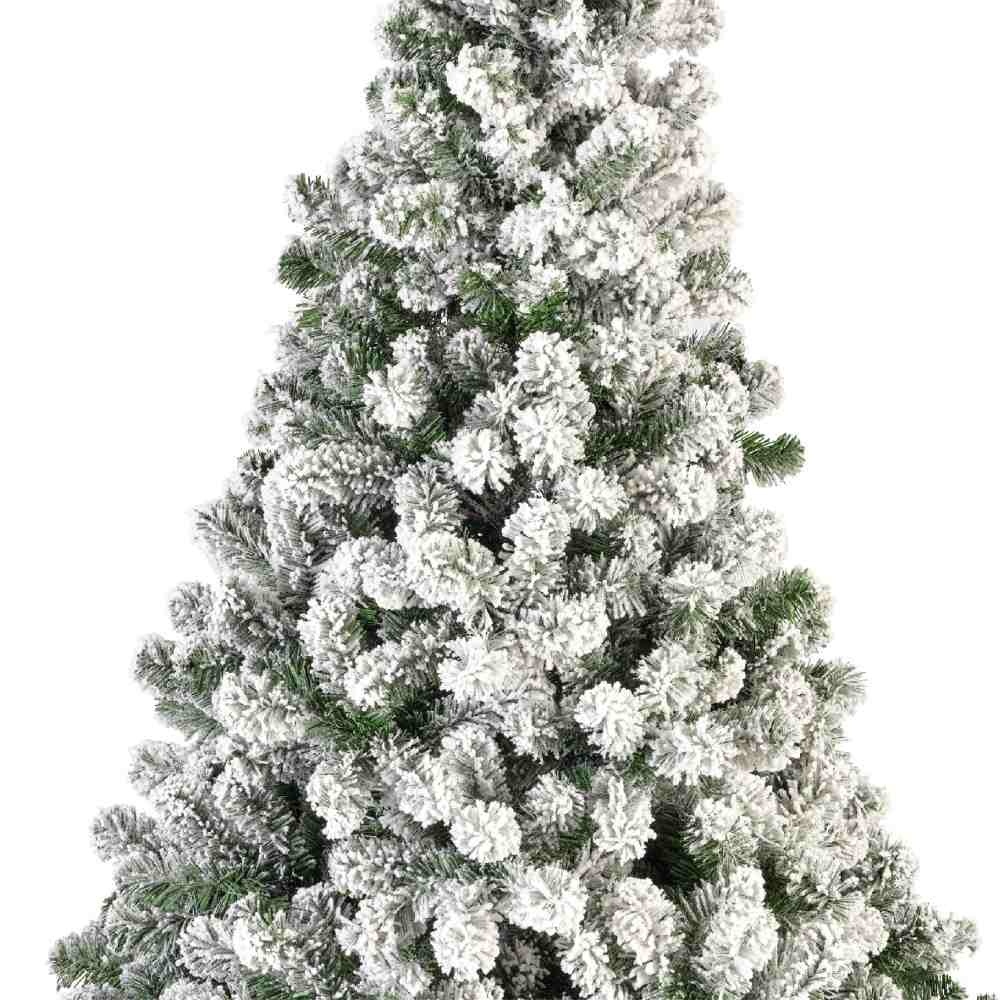Imperial Pine kunstkerstboom 180xø117cm | wit/met sneeuw