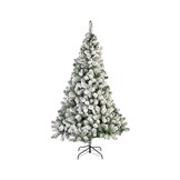 Imperial Pine kunstkerstboom 300xø178cm | wit/met sneeuw