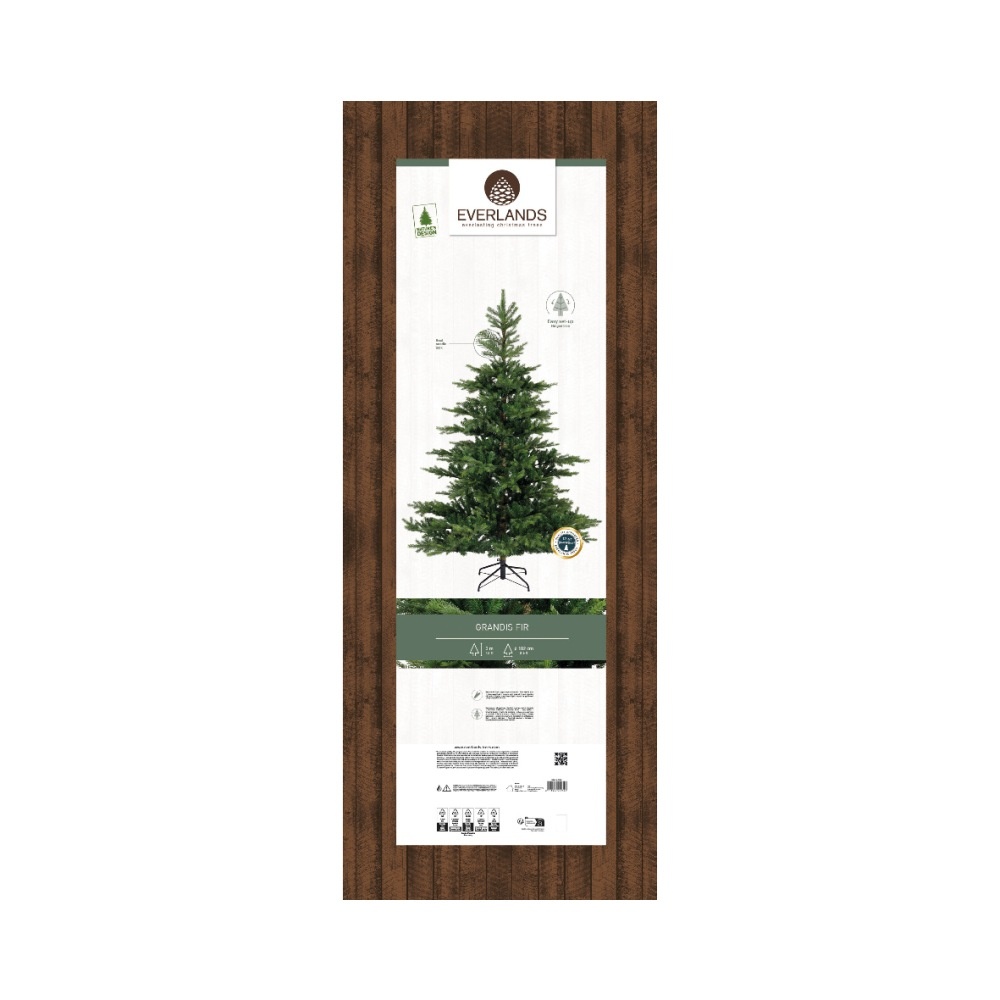 Grandis Fir kunstkerstboom 300xø182cm | groen