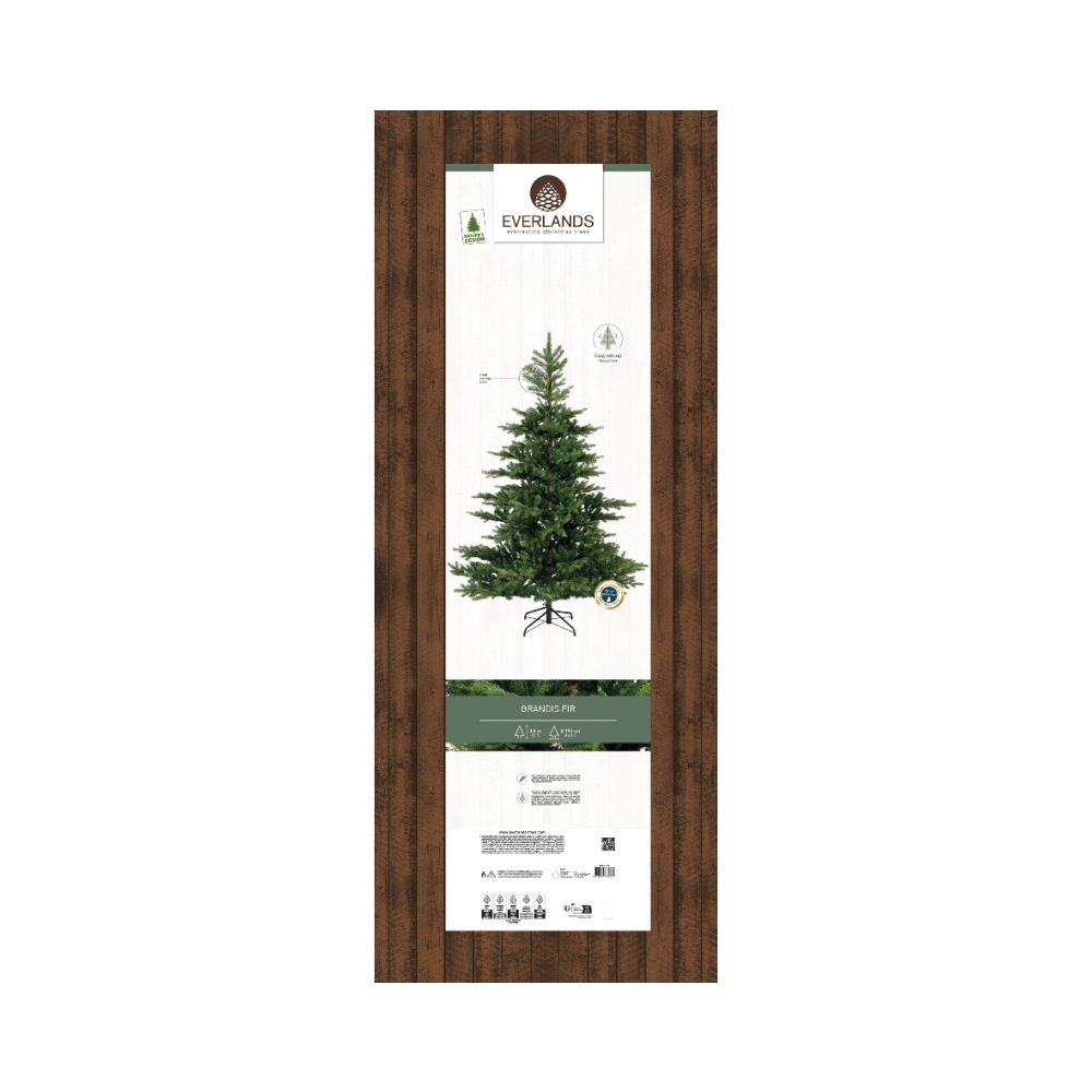 Grandis Fir kunstkerstboom 360xø193cm | groen