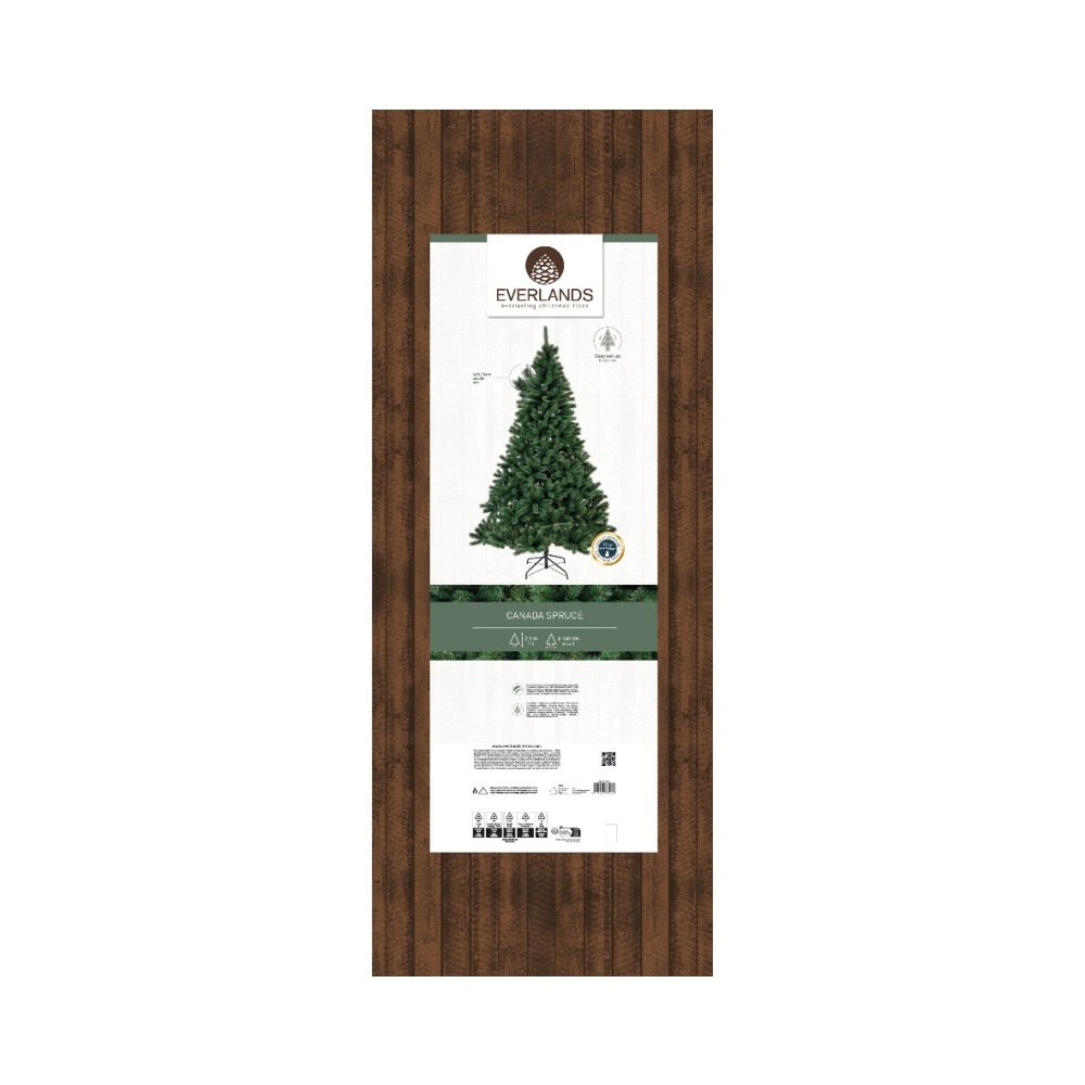 Canada kunstkerstboom 210xø140cm | groen