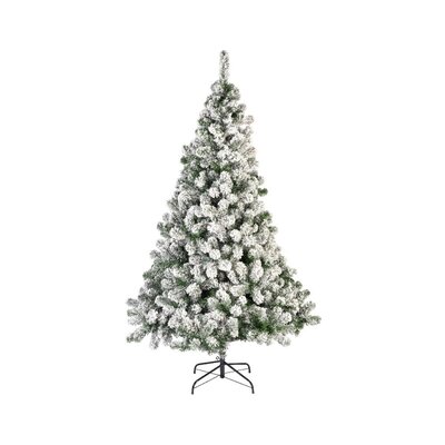 Imperial Pine kunstkerstboom 270xø157cm | wit/met sneeuw