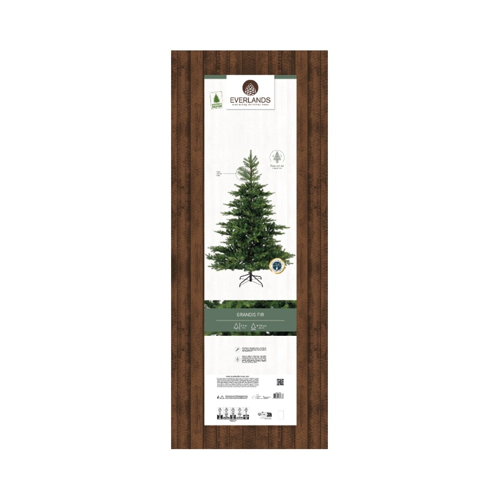 Grandis Fir kunstkerstboom 270xø172cm | groen