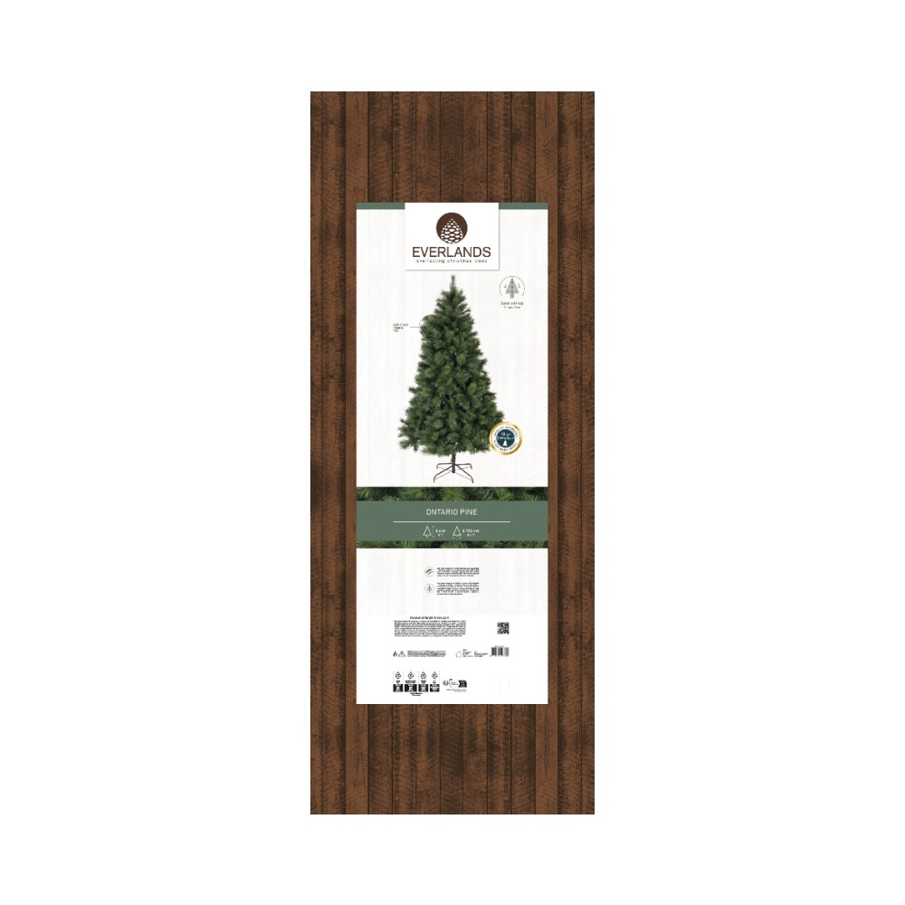 Ontario Pine kunstkerstboom 240xø152cm | groen