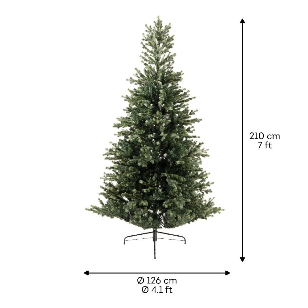 Geneva Fir kunstkerstboom 210xø126cm | groen