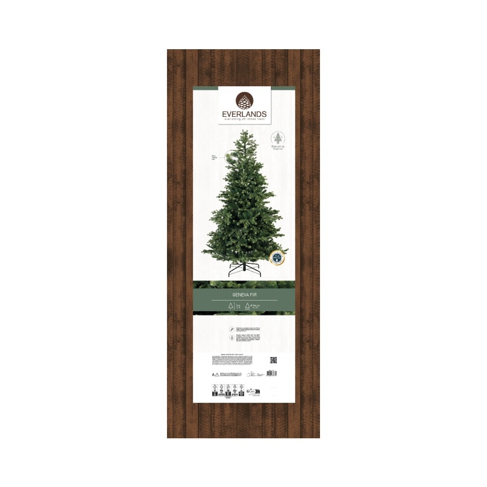 Geneva Fir kunstkerstboom 300xø146cm | groen