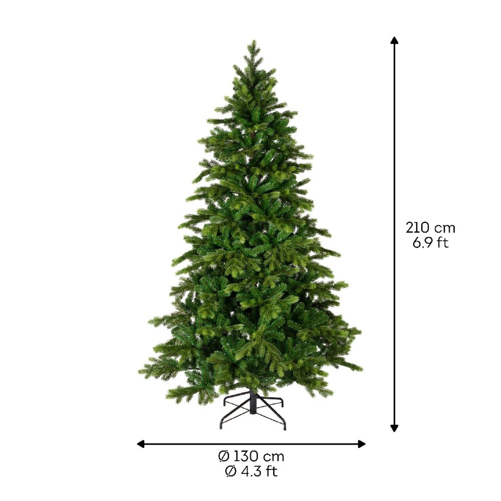 Galloway Spruce kunstkerstboom 210xø130cm | groen