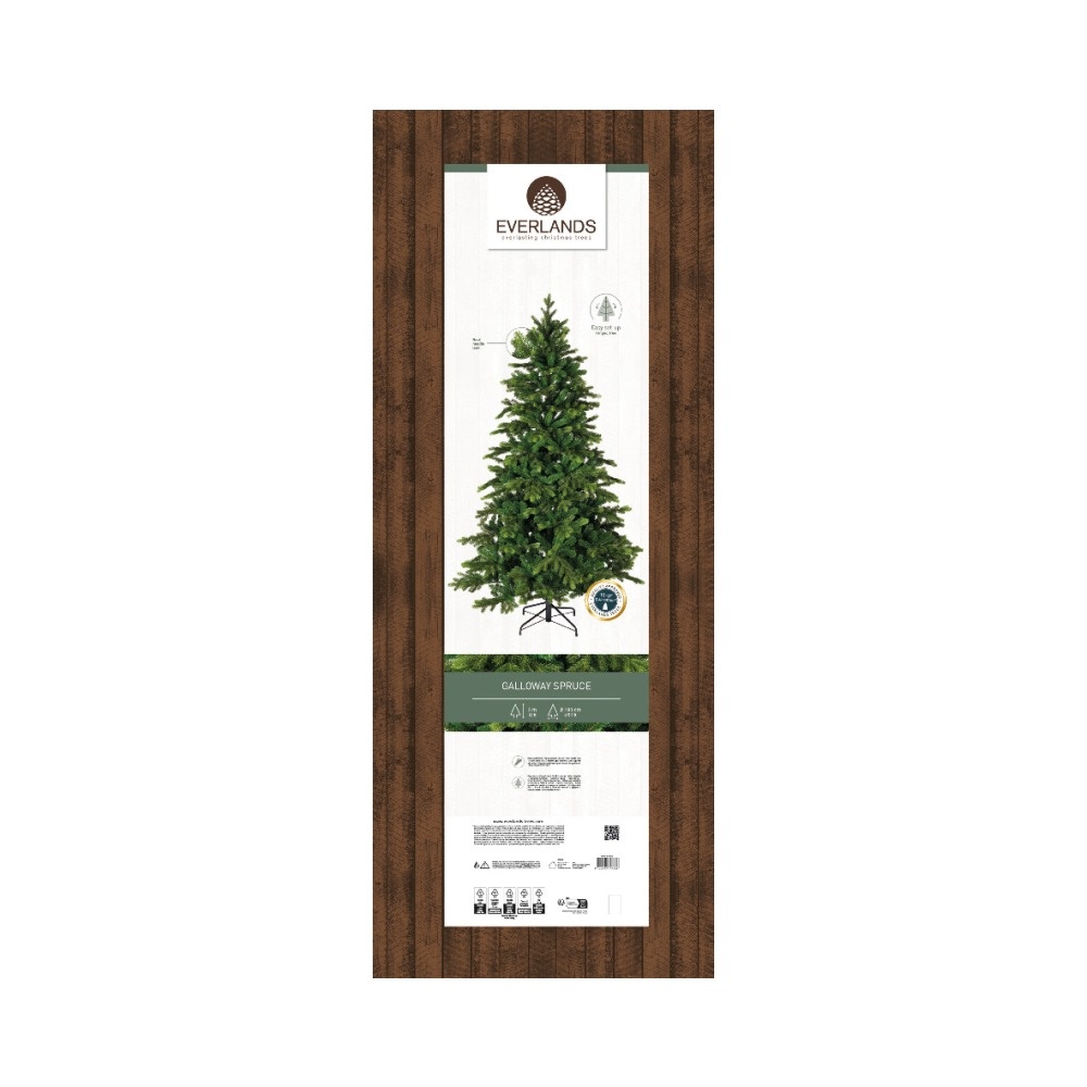 Galloway Spruce kunstkerstboom 300xø180cm | groen