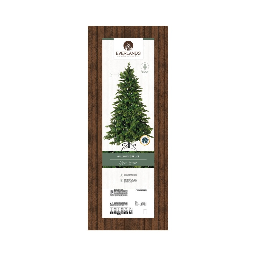 Galloway Spruce kunstkerstboom 270xø160cm | groen