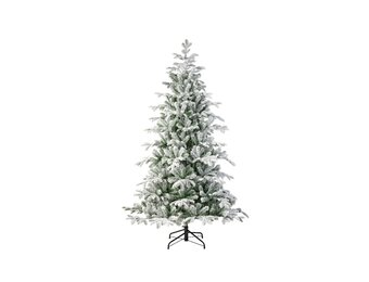 Balsamea Fir kunstkerstboom 240xø145cm | wit/met sneeuw