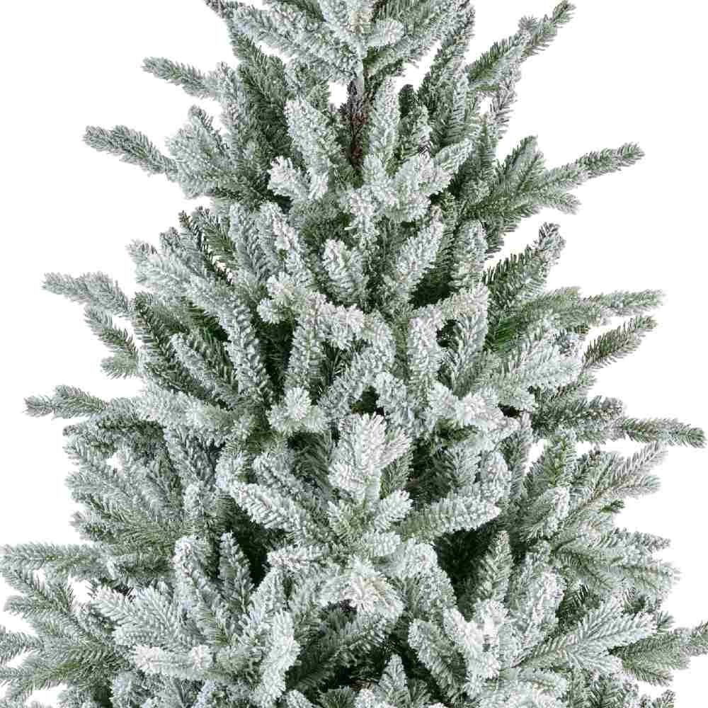 Allison Pine kunstkerstboom 450xø236cm | wit/met sneeuw