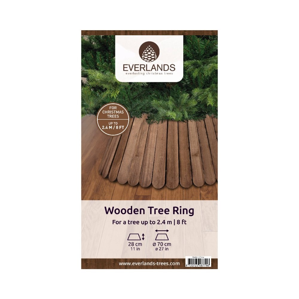 Boomring | donker hout | D70 x H28 cm