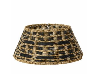 Boomring bruin/zwart | zeegras | D70 x H28 cm