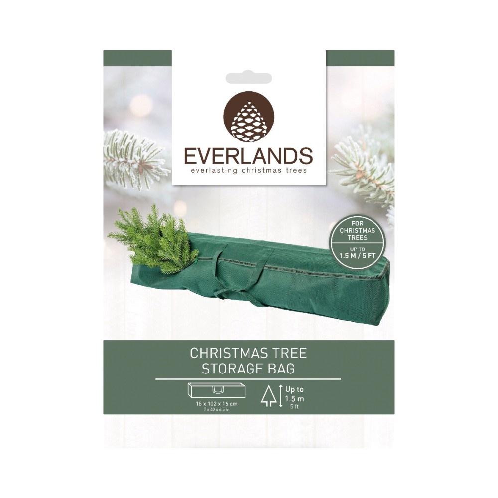 Opbergzak voor kerstboom | donkergroen | 102cm