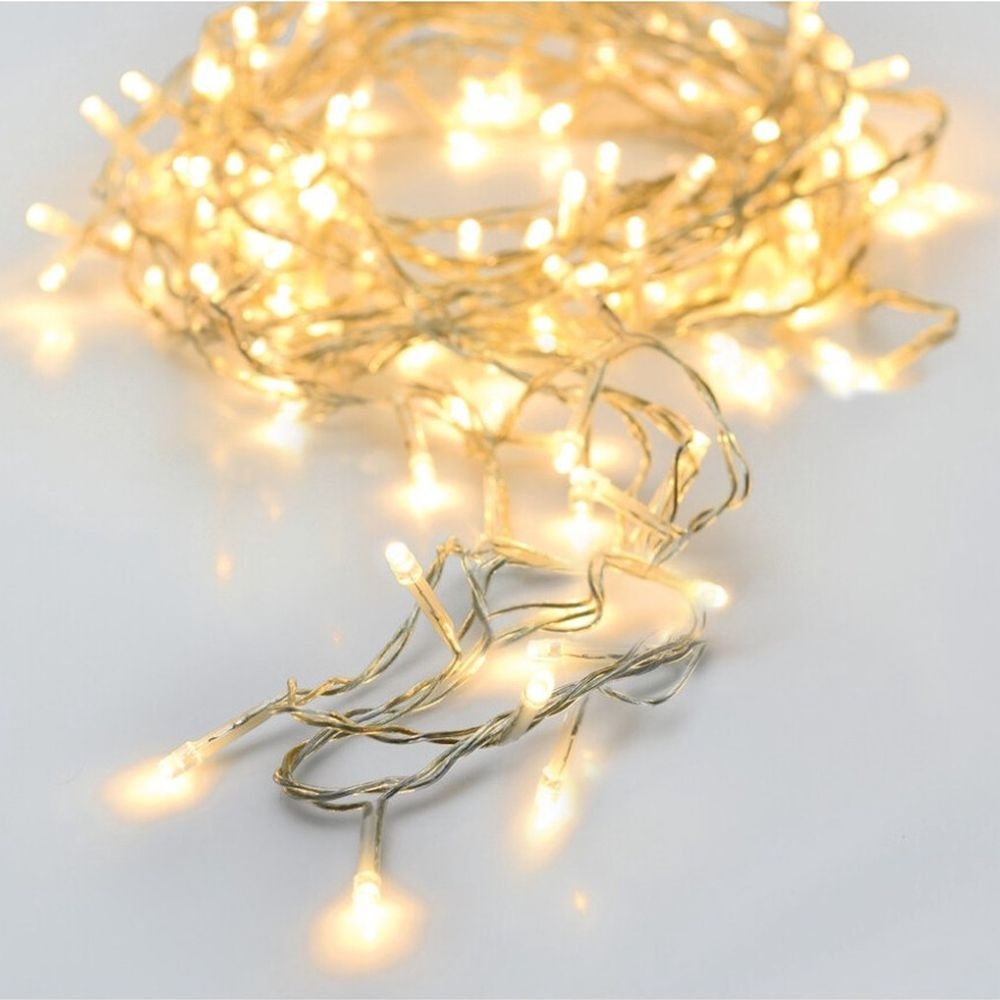 Kerstverlichting | 24 LED lampjes | met timer functie | warm wit | 1,8m