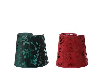 Boomring groen/rood | polyester | D56 x H28 cm