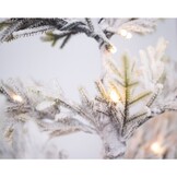 Boom voor buiten met verlichting | kunststof | groen/warm wit met bevroren details | 180cm