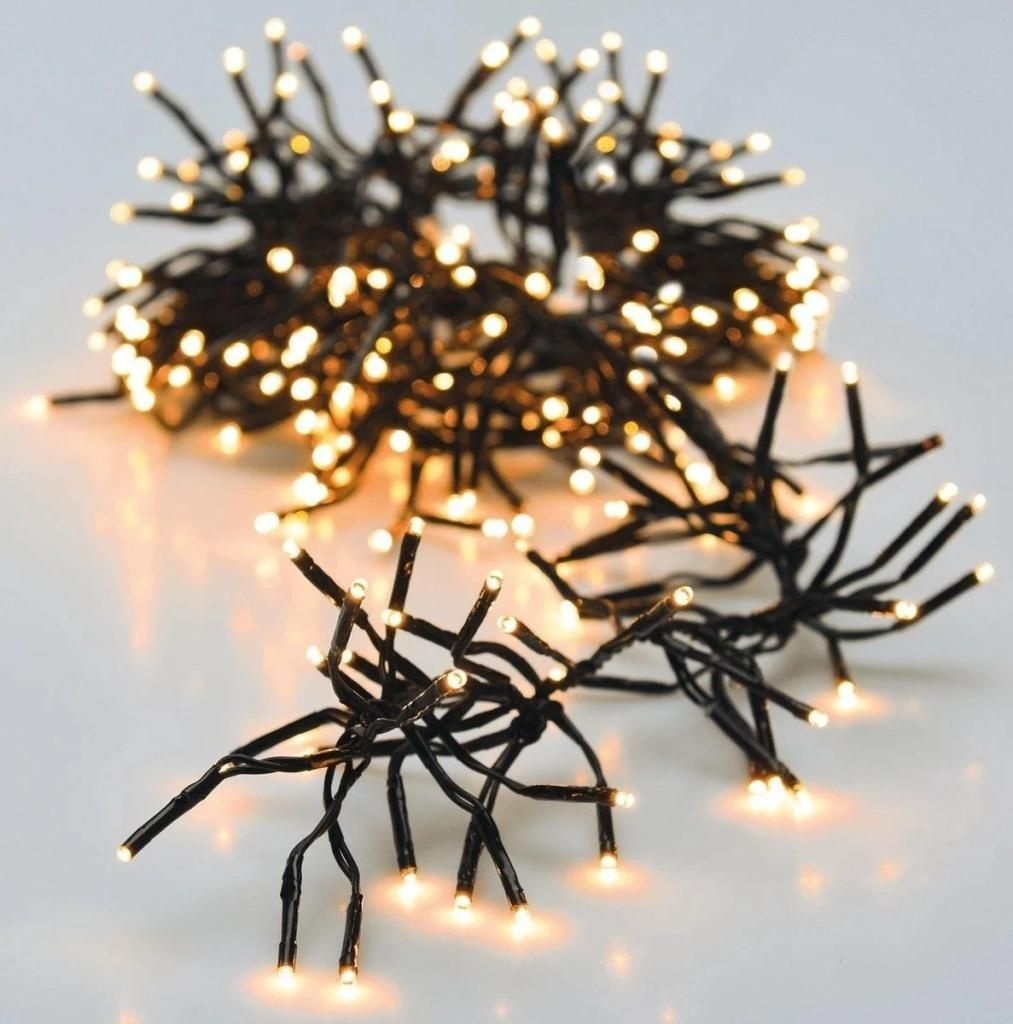 Kerstverlichting cluster | 1512 LED lampjes | extra warm wit |