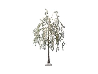 Boom voor buiten met verlichting | kunststof | groen/warm wit | 150cm