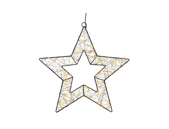 Ster met verlichting | metaal | goud/warm wit | 38cm