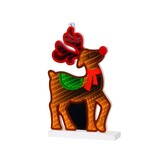 Rendier infinity lamp | kunststof | bruin | 27cm