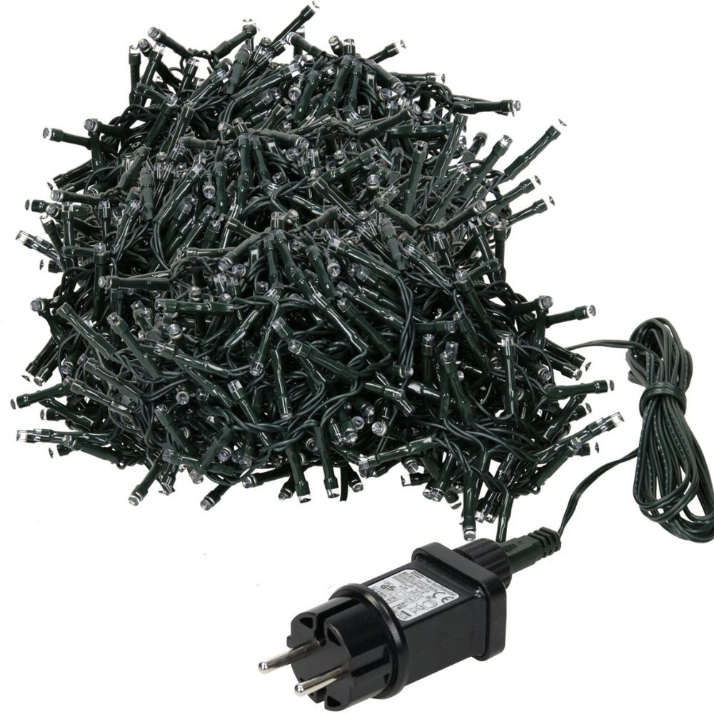 Kerstverlichting microcluster | 1200 LED lampjes | extra warm wit | 24 meter