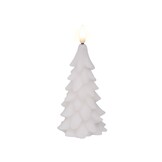 LED kerstboom kaars | wax | wit/warm wit | ø7x15,5cm
