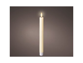 LED dinerkaars | wax | creme/warm wit | ø2,2x24,5cm