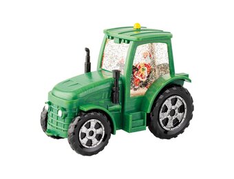 Sneeuwbol tractor | groen | 17cm