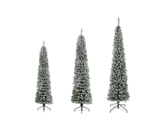 SET-VOORDEEL | Pencil Pine Snowy family 210/240/300cm | smal | groen