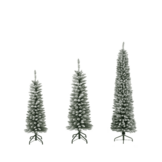 SET-VOORDEEL | Pencil Pine Snowy family 120/150/180cm | smal | groen